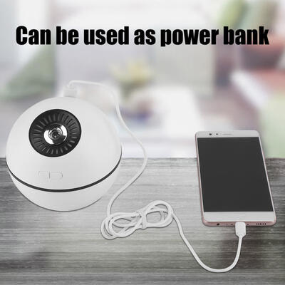 

Greensen 300ml USB Rechargeable Multifunctional Humidifier Fan Power Bank Night Light