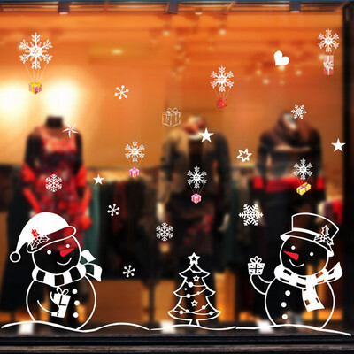 

〖Follure〗Christmas Snowman Removable Home Vinyl Window Wall Stickers Decal Decor