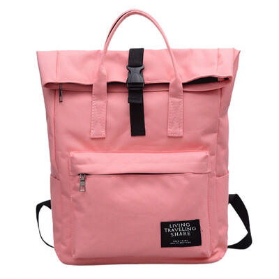 

Tailored Fashion Women Pure Color Nlyon Shoulder Bag School Bag Satchel Tote Backpack