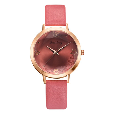 

Fashion pu strap watch Guangzhou hot sale personality ladies watch quartz watch