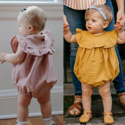 

Newborn Baby Girl Boy Princess Romper Jumpsuit Bodysuit Clothes Outfits Summer