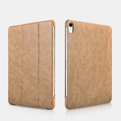 

Icarer Genuine Leather Case For iPad pro 11" Microfiber Leather Flip Cover For iPad Pro 112018 inch High Quality Business Case