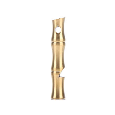 

Mini Portable Stainless Steel Whistle Bamboo Shape Outdoor Survival Whistle