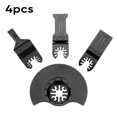 

4pcsSet Oscillating Multi Tool Saw Blades Accessories Fit For Multimaster Tool Black