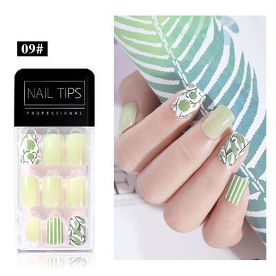 

Gobestart Finished Nail Patches 30Pcs Boxed Removable Repeated Use Of fake Nail Patches
