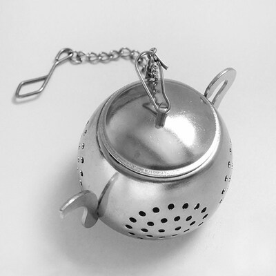 

Stainless Steel Teapot Shape Loose Tea Maker Infuser Strainer Filter Diffuser