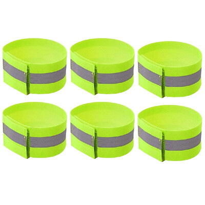 

Reflective Bands for Wrist Arm Ankle Leg High Visibility Reflective Running Gear Safety Riding Belt Wrist Leg Straps for Men&W