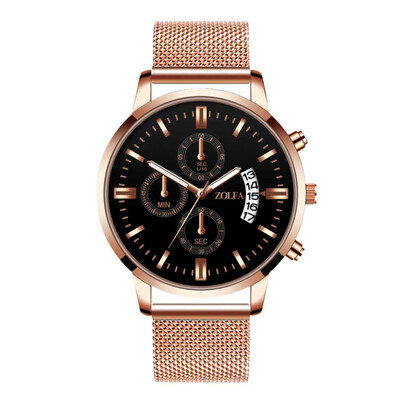 

Gobestart Luxury Watches Quartz Watch Stainless Steel Dial Casual Bracele Watch