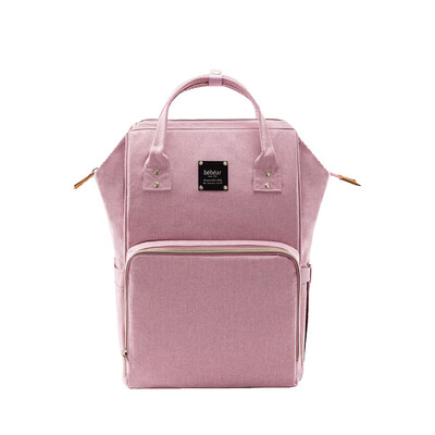 

Hug bear shoulder multi-function Mummy bag H03 pink