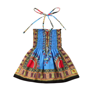 

African Style Toddler Baby Girl Party Princess Floral Dress Pageant Clothes