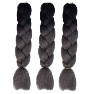 

Gobestart 1PC New Fashion Womens Gradient Long Braid Wavy Party Wigs