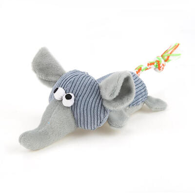 

Cute Animal Shaped Pet Dog Plush Toy Funny Squeak Sound Molar Chew Toys