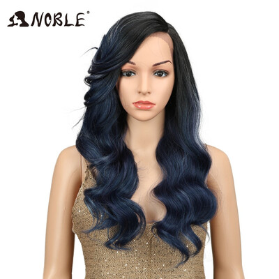 

Noble 22" Long Loose Wave Equal Ombre Glueless Heat Resistant Wig 180 Heavy Density Synthetic Wigs For Black Women