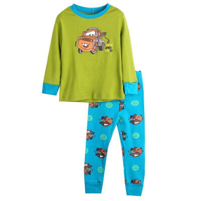 

Boys Girl Kids Sleepwear Nightwear 2pcs Long Sleeve TopsPants Pyjama Set 2-8Y