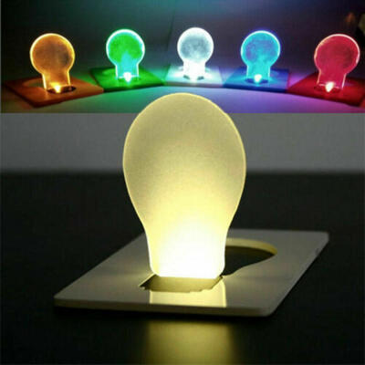 

Portable Wallet Credit Card Light Torch Led Flip Portable Purse Light Bulb Gift