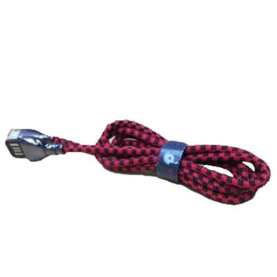 

24A 1m Double-Sided USB To Type-C Micro USB Lightning Nylon Braided Charging Data Cable-1m Type-C