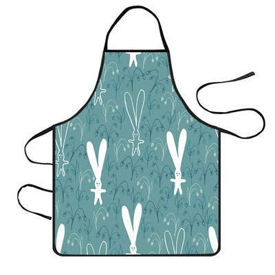 

Toponeto Home Women Waterproof Cute Cartoon Kitchen Restaurant Cooking Bib Apron Aprons
