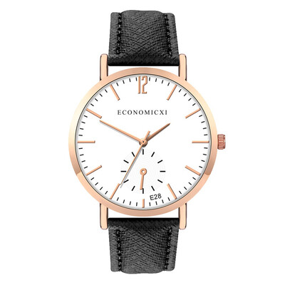 

RM Fashion Simple Belt Watch Single Digital Fake SIngle Eye Female Quartz Watch
