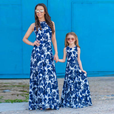 

Family Dress Mother&Daughter Matching Girls Daughter Outfits Clothes Dresses