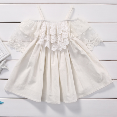 

Toddler Kids Baby Girls Child Lace Dress Princess Party Pageant Holiday Dresses