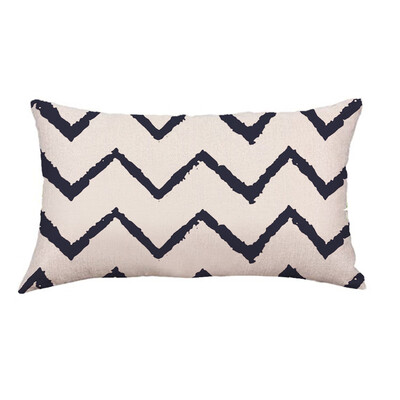 

〖Follure〗Geometric Lines Sofa Bed Home Decoration Festival Pillow Case Cushion Cover A
