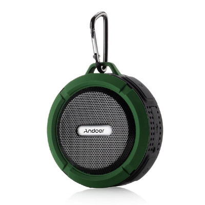 

Andoer 5W Wireless Bluetooth 30 Outdoor Stereo Speaker Soundbox Speakerphone Mic Hands-free Water Resistant Shockproof Dustproof
