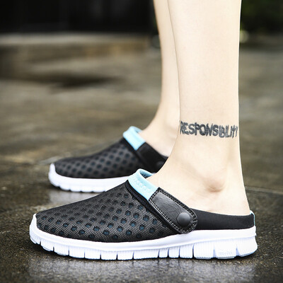 

Summer Baotou semi-slippers men pedal breathless casual lazy people sandals student sandals sandals