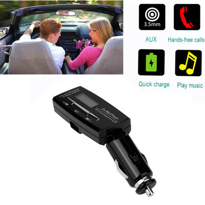 

〖Follure〗Car Kit Bluetooth Wireless MP3 Player LCD Remote FM Transmitter for Android