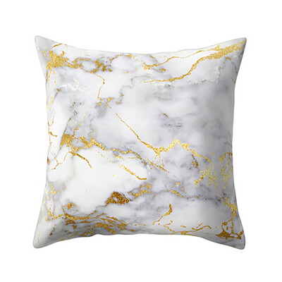 

〖Follure〗Geometric Marble Texture Throw Pillow Case Cushion Cover Sofa Home Decor