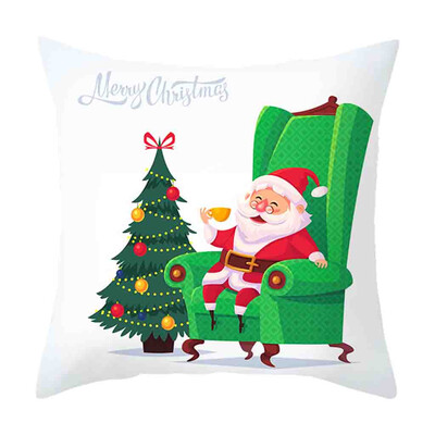

Siaonvr Christmas Pillow Cover Decor Pillow Case Sofa Waist Throw Cushion Cover