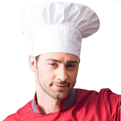 

Toponeto Chef Hat Adult Adjustable Elastic Baker Kitchen Cooking Chef Cap