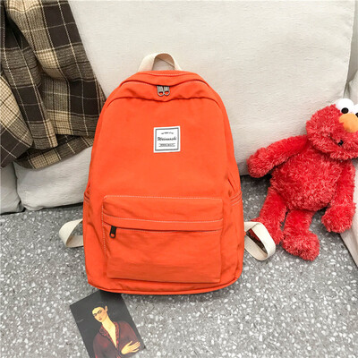 

Ancient sense of light school bag women Korean version of high school wind backpack travel small fresh college students campus sho
