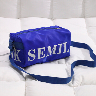

Tailored Women Simple Wild Color Solid Shoulder Nylon Diagonal Bag Student Fashion Bag