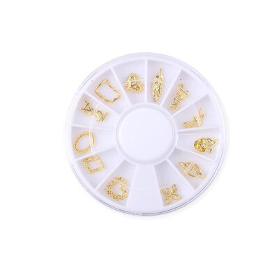 

1 Bag Nail Art Glitter Stickers Alloy Diamond Hollow Out Nail Decoration