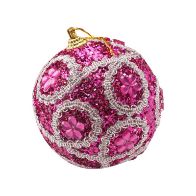 

Tailored Christmas Rhinestone Glitter Baubles Ball Xmas Tree Ornament Decoration 8CM