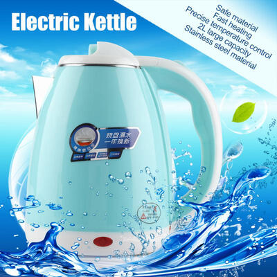 

Greensen 2L Stainless Steel Electric Kettle Fast Water Heating Boiling Pot Blue