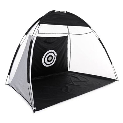 

Foldable Golf Hitting Cage Training Aids Indoor Outdoor Sports Golf Cage Swing Trainer Chipping Net Backyard Garden Grassland
