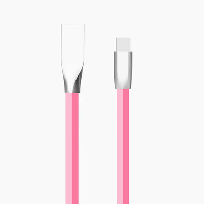 

Hot Sell Metal Head 3D USB Charge Flat Cable Micro Type c Data Cable For IphoneAndriod