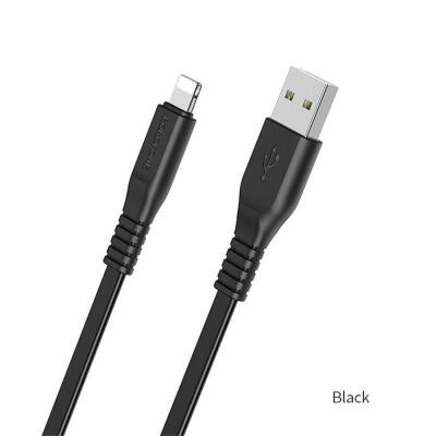 

Borofone BX23 Charge Cord 12M 24A Micro USB Type C Lightning Charging And Syncing Cable-Lightning