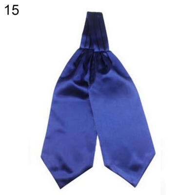 

Adjustable Plain Silky Self Tied Necktie Cravat Men Bow Tie Party Suit Accessory