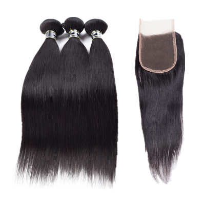 

Amazign Star Malaysian Straight Hair Bundles with Closure Malaysian Virgin Hair with Closure Human Hair with Swiss Lace Closure