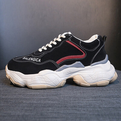 

Fathers Shoes&Womens Spring Korean Edition Students Sports Leisure Ins Super-hot Smoked Shoe Tide
