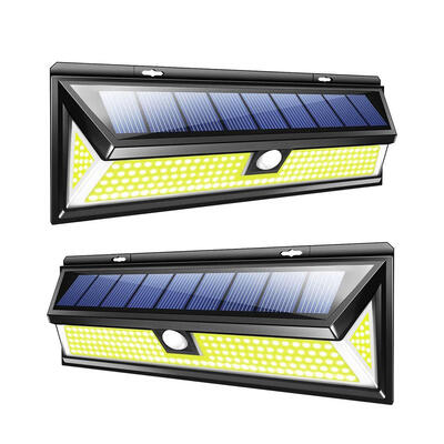 

2pcs Solar COB LED Wall Lights Motion Sensor Waterproof Outdoor Lamps