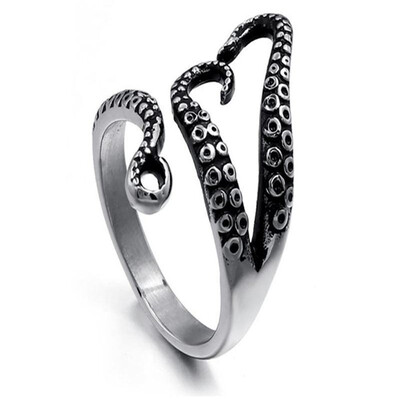 

Women\s Creative Personality Female Octopus Ring