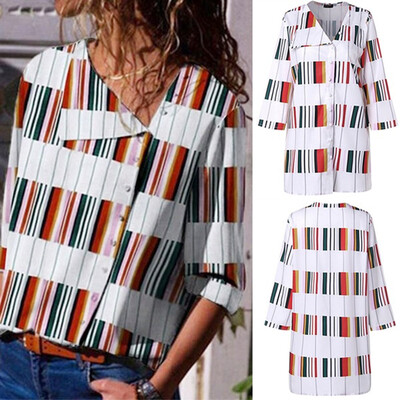 

Starmoon Womens Fashion Piano Digital Printing Long-Sleeved Fashion Shirt