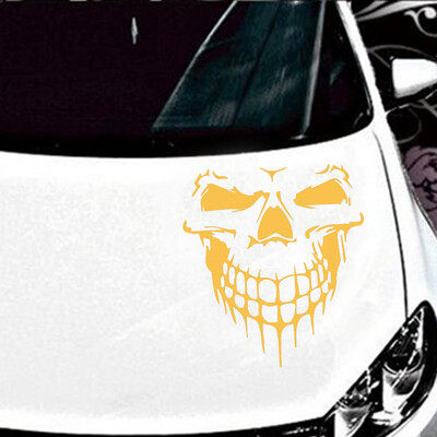 

Tailored Reflective Skull Car Stickers Styling Removable Waterproof Sticker Decoration