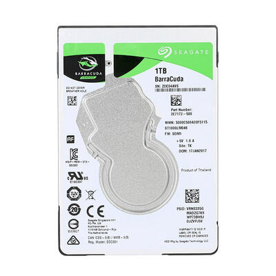 

Seagate 1TB 5400RPM SATA 6Gbs 128MB 25inch Laptop HDD Hard Disk Drive