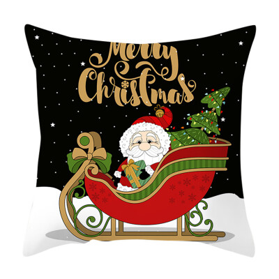 

Tailored Christmas Pillow Cover Decor Pillow Case Sofa Waist Throw Cushion Cover