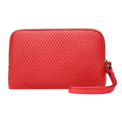 

Women Coin Holder Pouch Clutch Handbags Zipper PU Leather Purse Wristlets