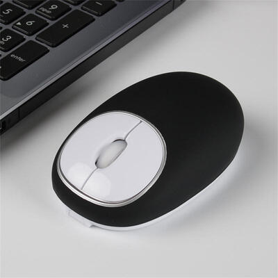 

Mini Black Silicone 24GHz Wireless Mouse Portable Opto-electronic USB Mouse For Laptop PC